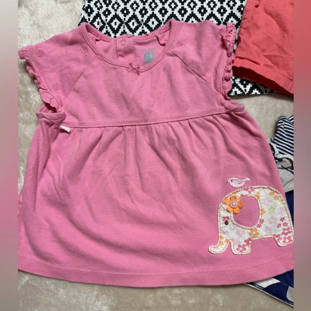 Carter’s | Toddler Baby Girl Short Sleeve Floral Tops Bundle Lot | 18M